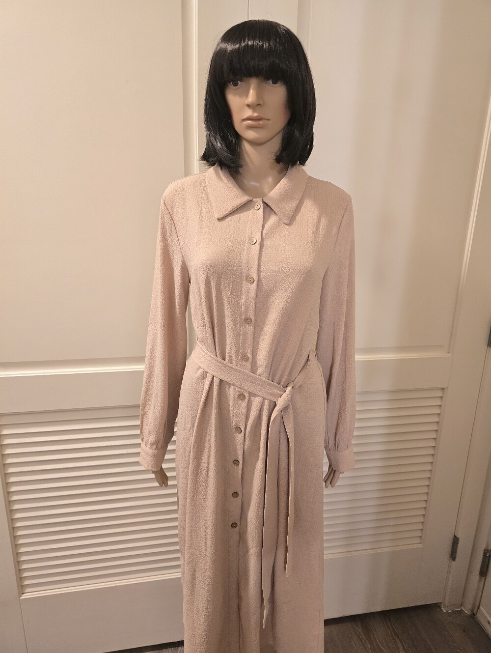 Shirt Dress with Waist Tie🤎